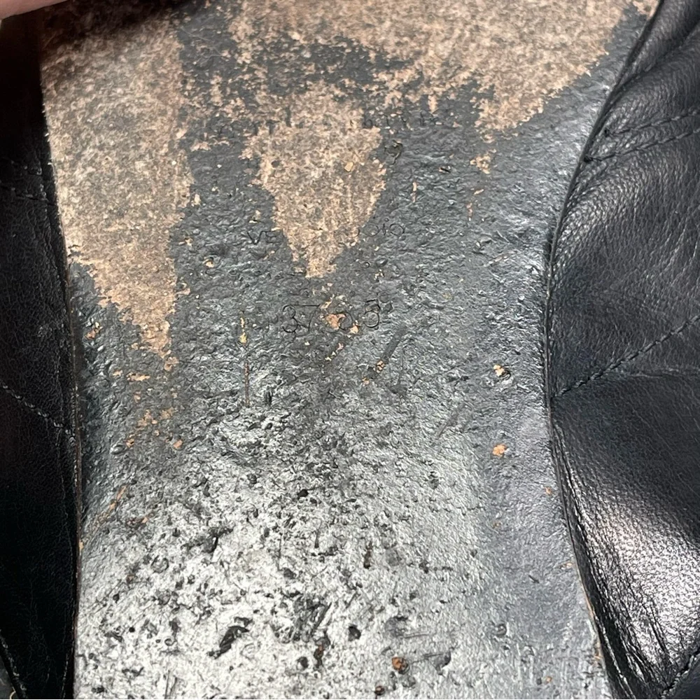 Charles David Black Leather Slip On Shoes Size 6.5 Women’s - Picture 8 of 8